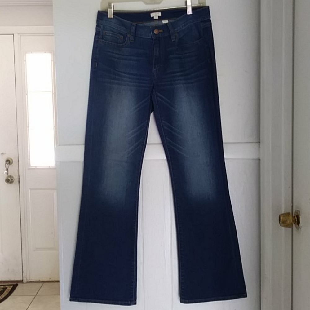 J. Crew medium wash boot cut jeans